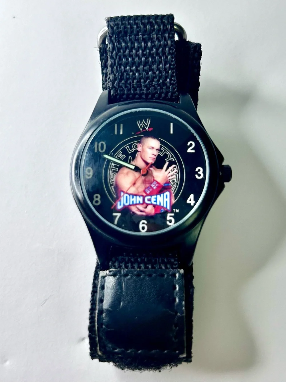 Vintage WWE John Cena Analog Wrist Watch Black